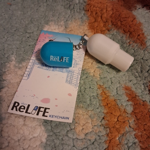 Blue & White Stash Keychain - Picture 2 of 2